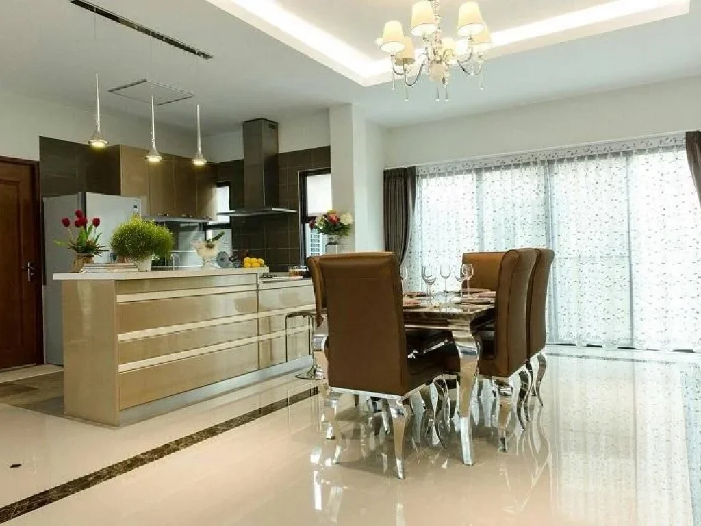 For Rent บ้านเดี่ยว พร้อมอยู่ หมู่บ้าน Perfect Masterpiece Rama9