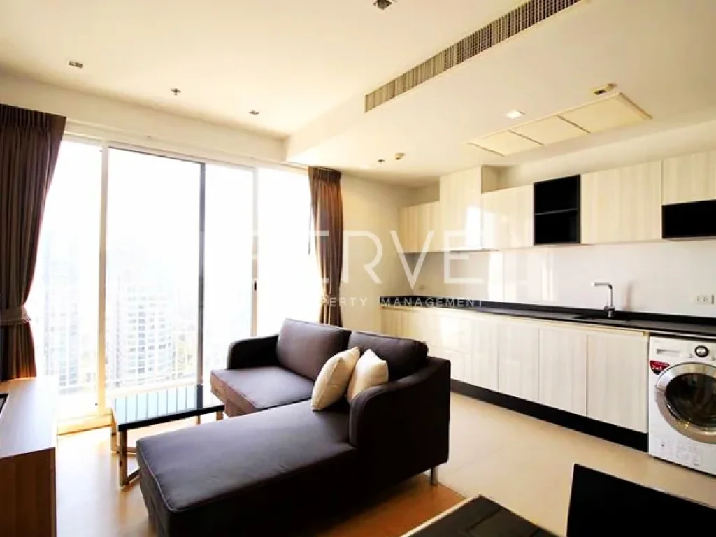 ปล่อยเช่า HQ Thonglor ห้องแต่งสวย เฟอร์นิเจอร์โทนสีขาว ห้องกว้างมาก 1 Bd 43 sqm 45K