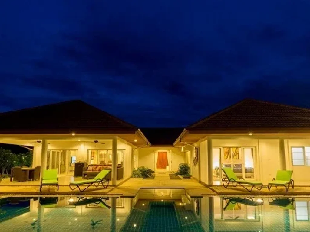 ขายบ้านเดี่ยว SPACIOUS LUXURY VILLA IN TOPGEPFLEGTEM RESORT ดีไซน์สวยคุณภาพ บรรยากาศดี