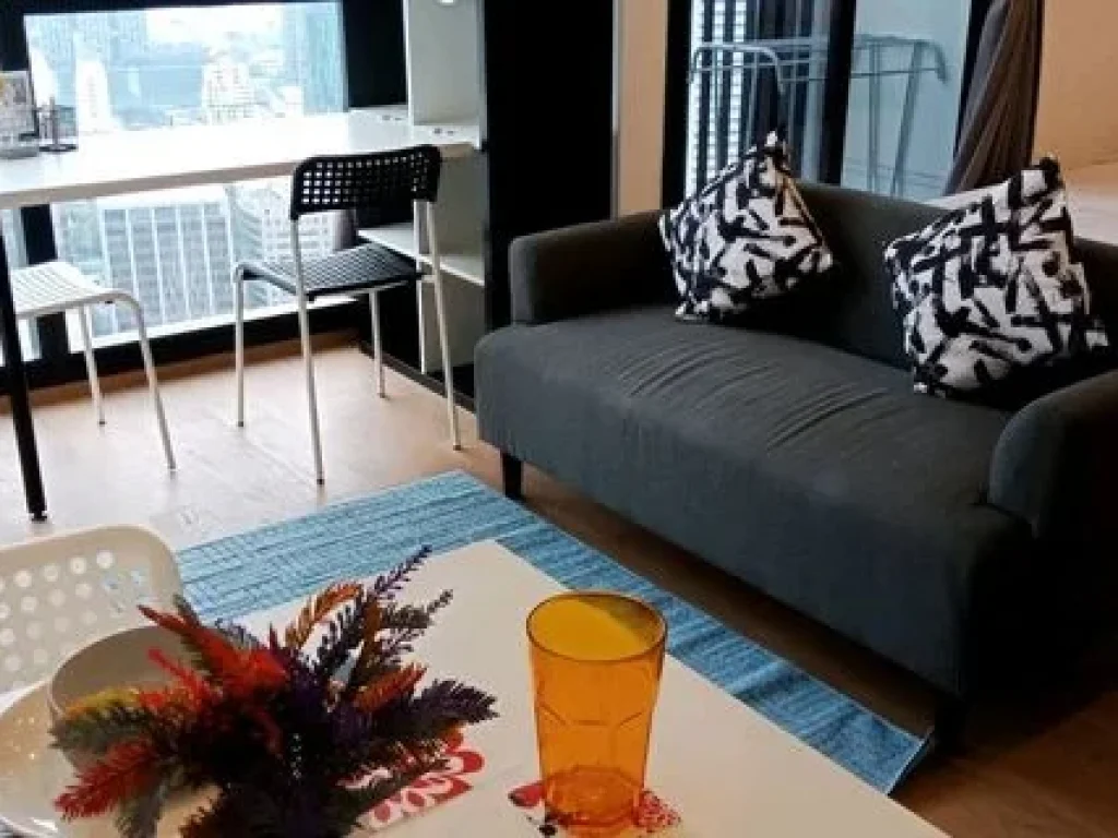 คอนโด Ashton Chula-Silom 1BED ชั้น42 วิวสาทร สีลม ชั้นสูงวิวโล่งให้เช่าใกล้MRT สามย่าน