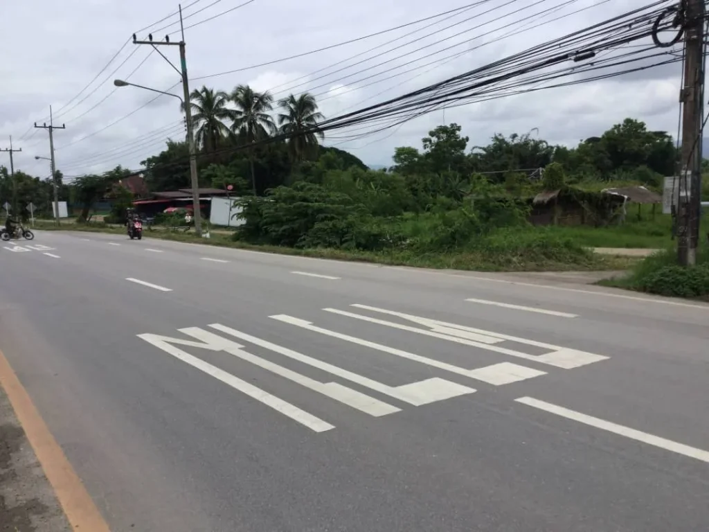 ขายที่ดินติดถนนสะลวง แม่ริม เชียงใหม่