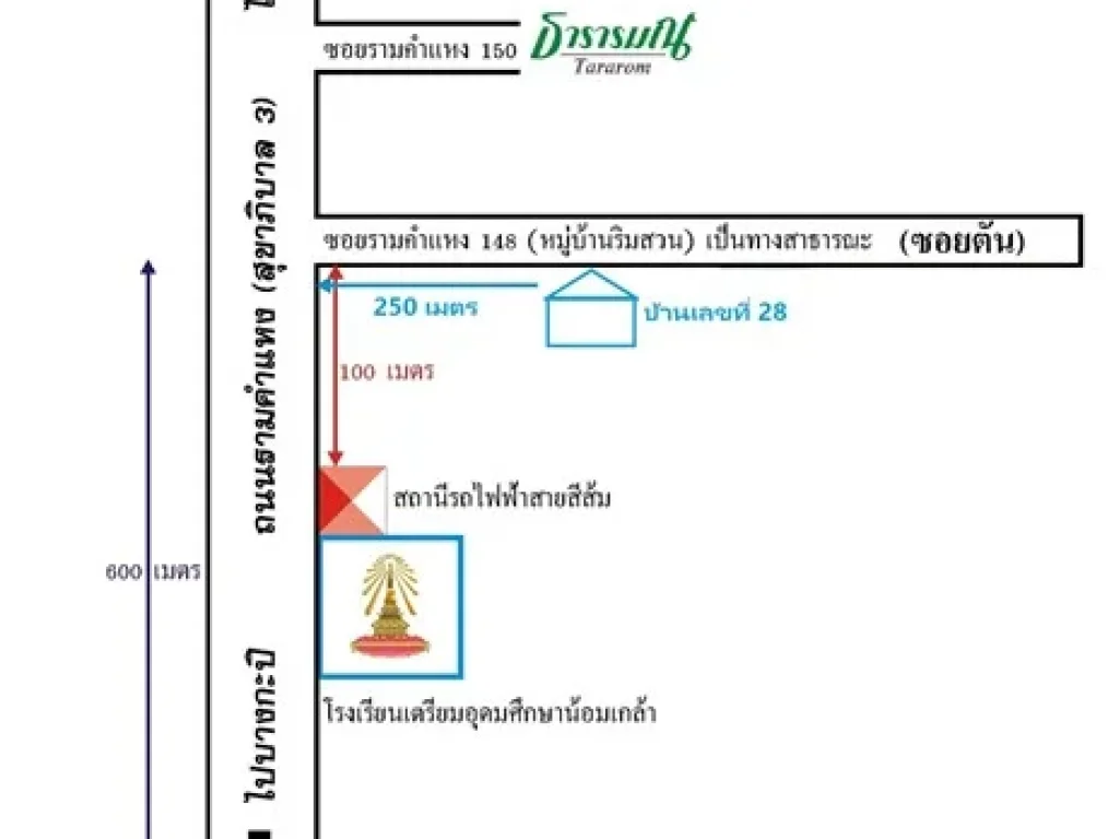 ขายด่วน ที่ดิน พร้อมออฟฟิศ 5 ห้อง 2 น้ำ รามคำแหง 148 เนื้อที่ 58 ตรว 098-9057896