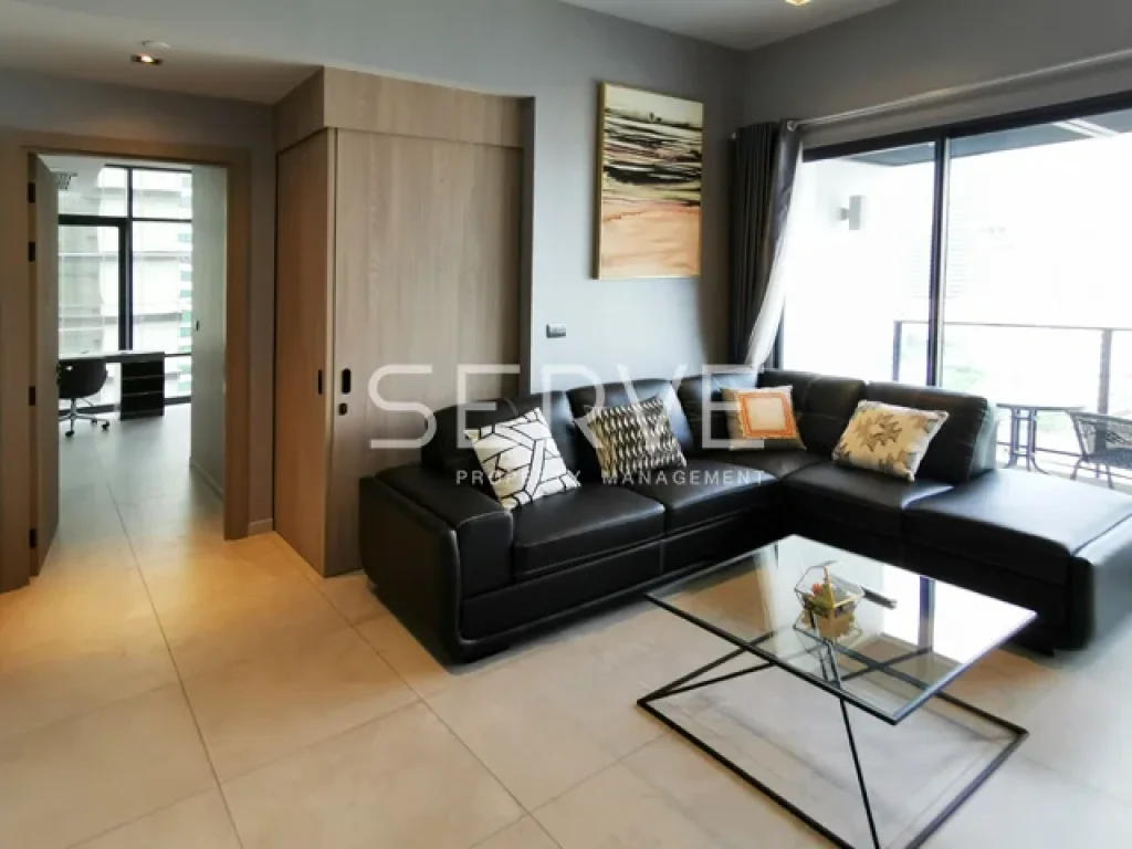 ปล่อยเช่าคอนโดสุดเท่ กลางอโศก Loft asoke 2 นอน 2 น้ำ 86 ตรม ชั้นสูง 64000 B