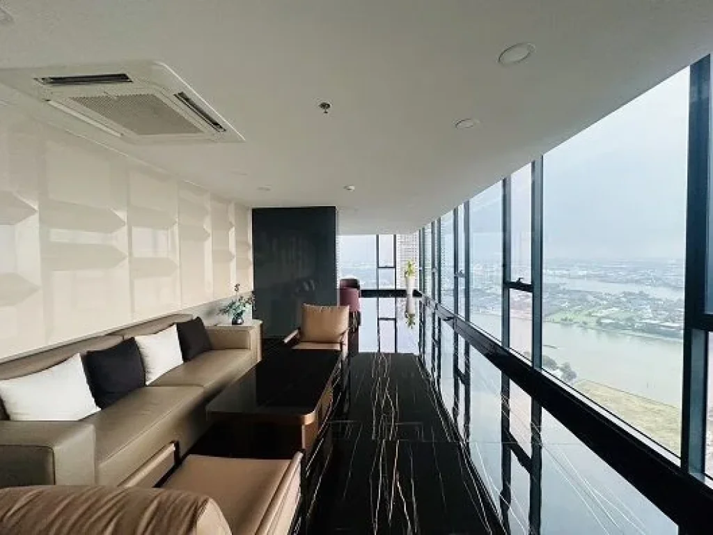 ขายคอนโดหรู Penthouse style ใหม่ ห้องมุม วิวแม่น้ำ