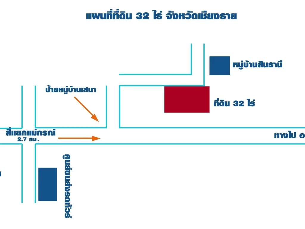 ขายที่ดินเปล่า 32 ไร่ เจ้าของขายเอง