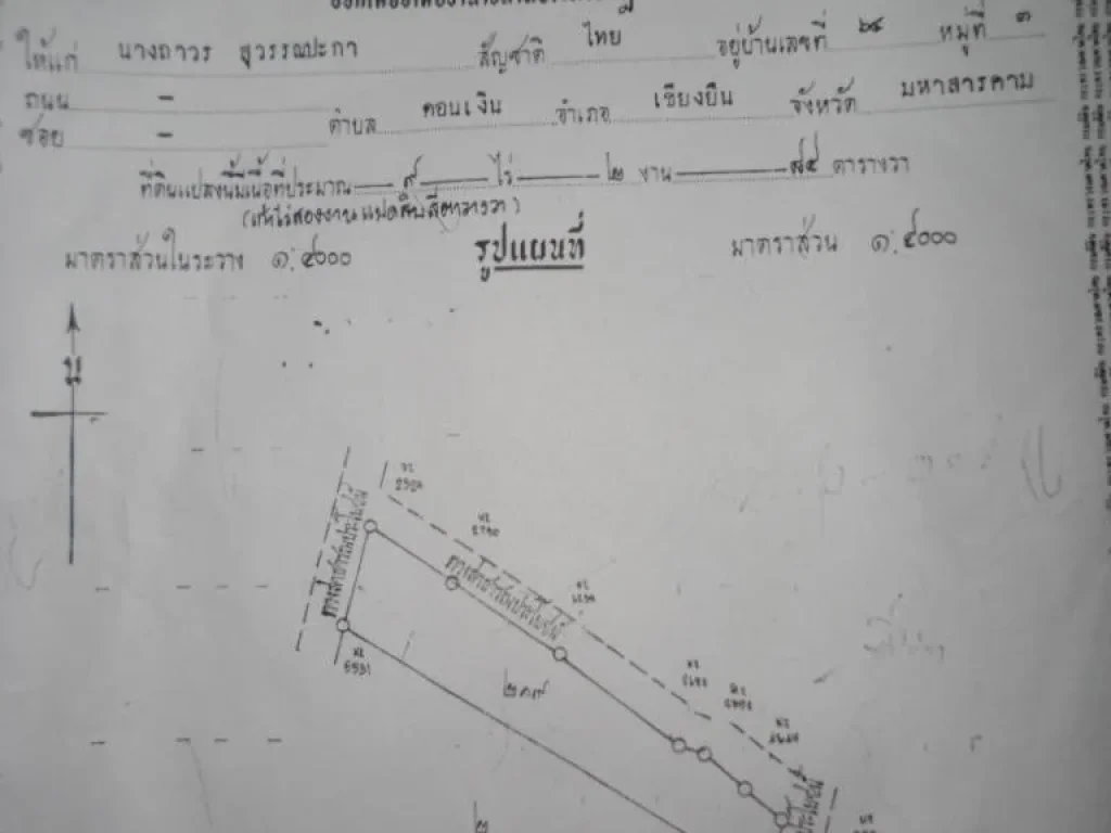 ที่ดิน9-2-84ไร่เหมาะทำการเกษตร ทำไร่สวนผสมหรือไร่ผลไม้ห่างหมู่บ้าน300เมตร