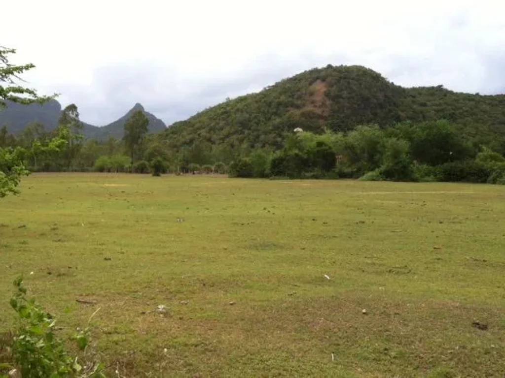 ขายที่ดิน 18 ไร่ ด้านหน้าติดทะเลปราณบุรี ด้านหลังติดภูเขา