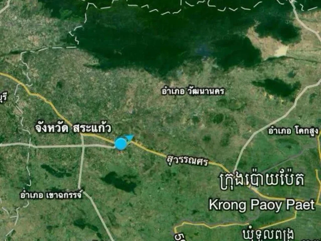 ขายที่ดินโคตรถูกติดถนนสุวรรณศร4เลนใกล้สนามกีฬาจังหวัด