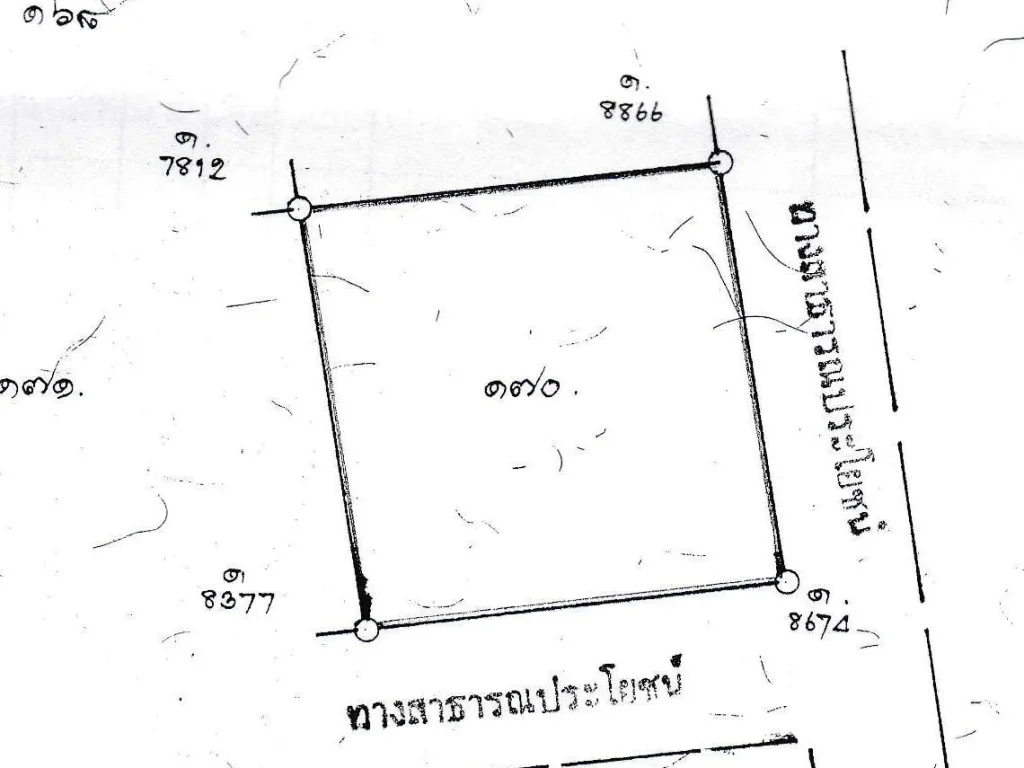 ขายที่ดิน ติดถนนคลองชลประทาน หัวถนน