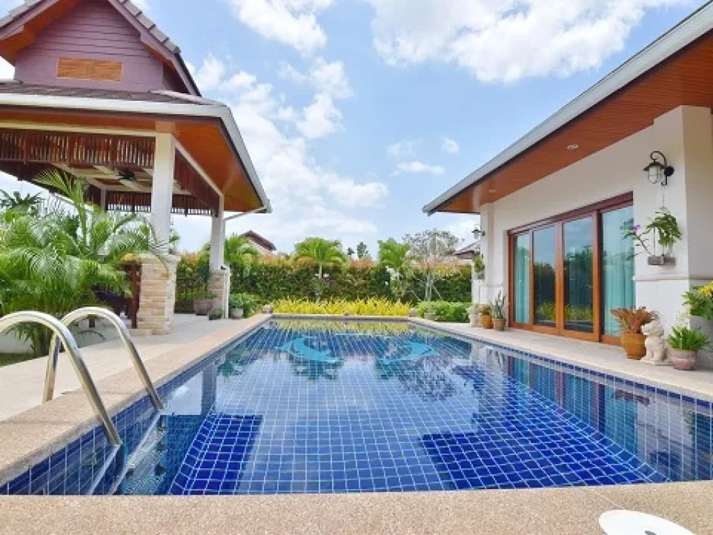 ขายบ้านเดี่ยวสไตล์วิลล่า POOL VILLA KANLAYA พื้นที่กว้าง บรรยากาศดี ร่มรื่น