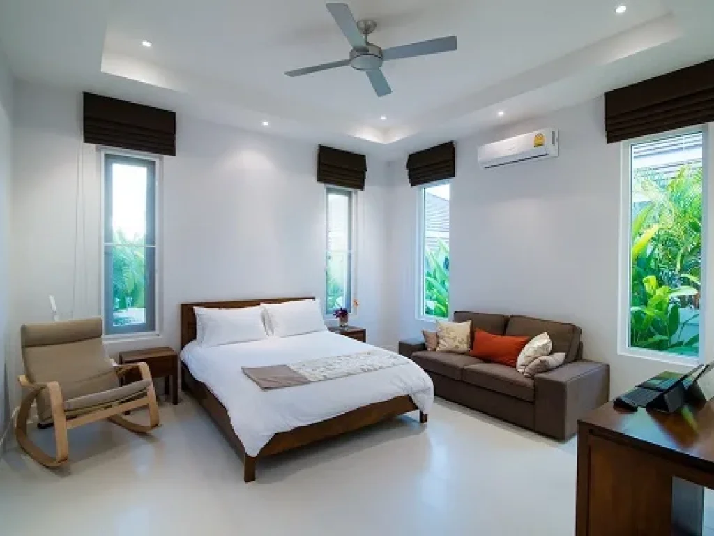 ขายบ้านเดี่ยวใหม่ POOL VILLA M ดีไซน์หรู บรรยากาศดี