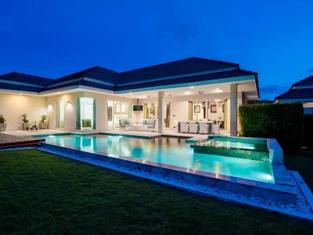 ขายบ้านเดี่ยวใหม่ POOL VILLA V ดีไซน์หรู บรรยากาศดี