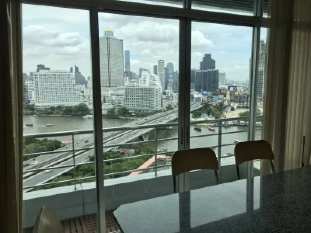 For rent Baan sathorn chaophraya River front view Fully Furnished