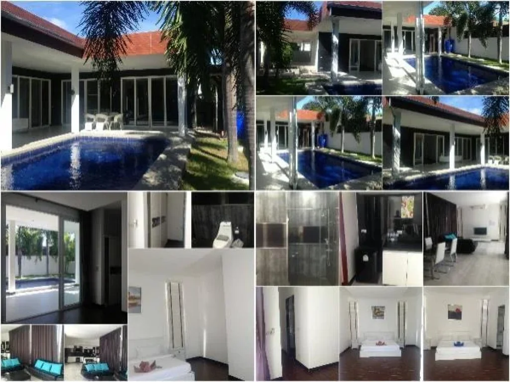 บ้าน Pool Villa หัวหิน 2 ห้องนอน 2 ห้องน้ำ