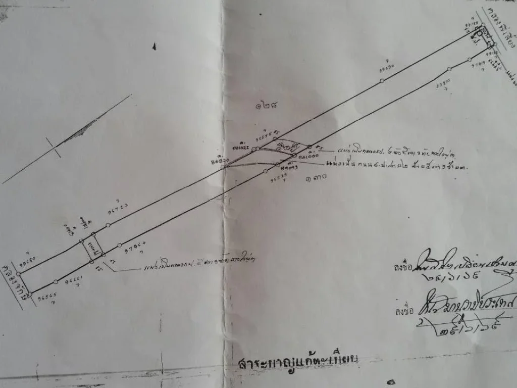เป็นที่ดินไร่นา กว้างยาวติด ถนน และคลองชลประธาน