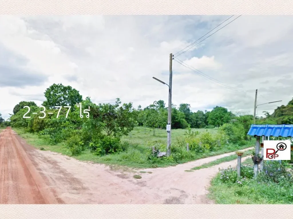 POP-273 ที่ดิน 5 ไร่ บ้านปะอาว ตปะอาว อเมือง จอุบลราชธานี ไร่ละ 25 แสนบาท