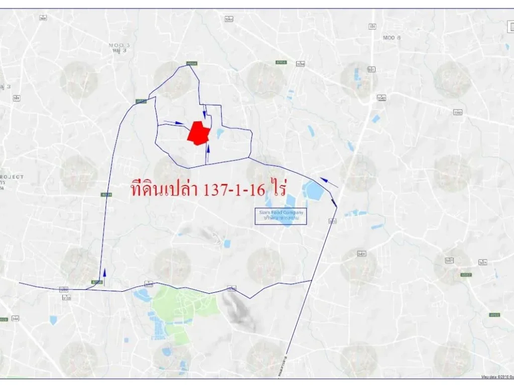 ที่ดินเปล่า 134 ไร่