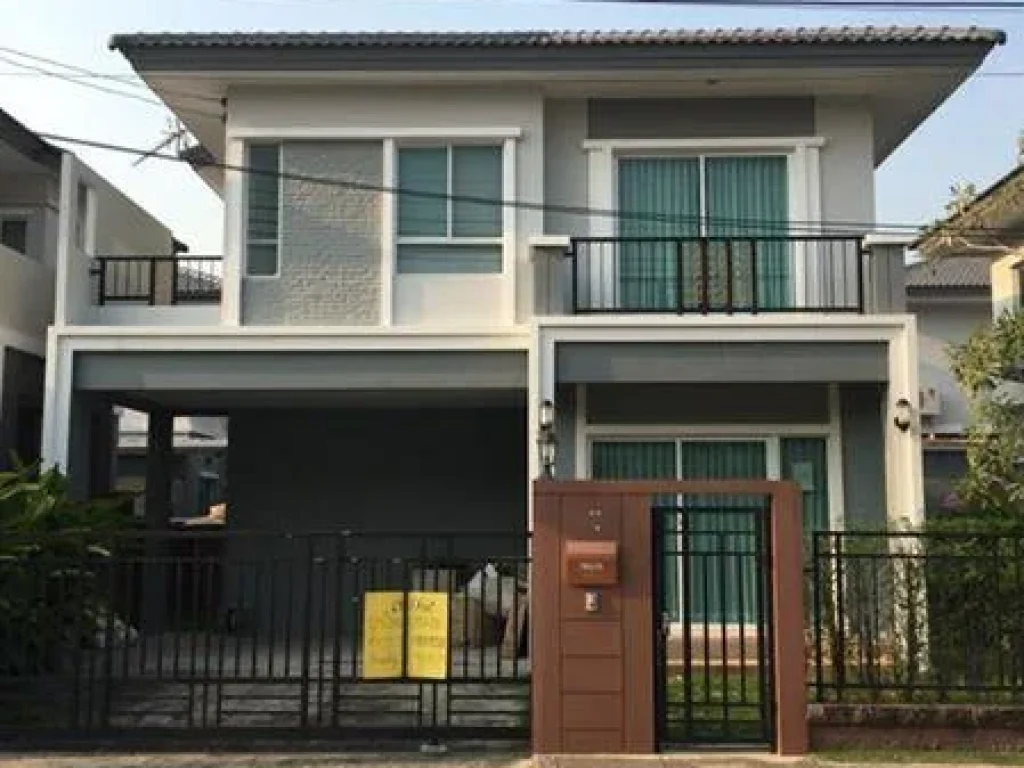 3346 For rent ให้เช่าบ้านใหม่พร้อมเข้าอยู่ หมู่บ้านภัสสร เพลสทีจ ลุกซ์ พัฒนาการ38