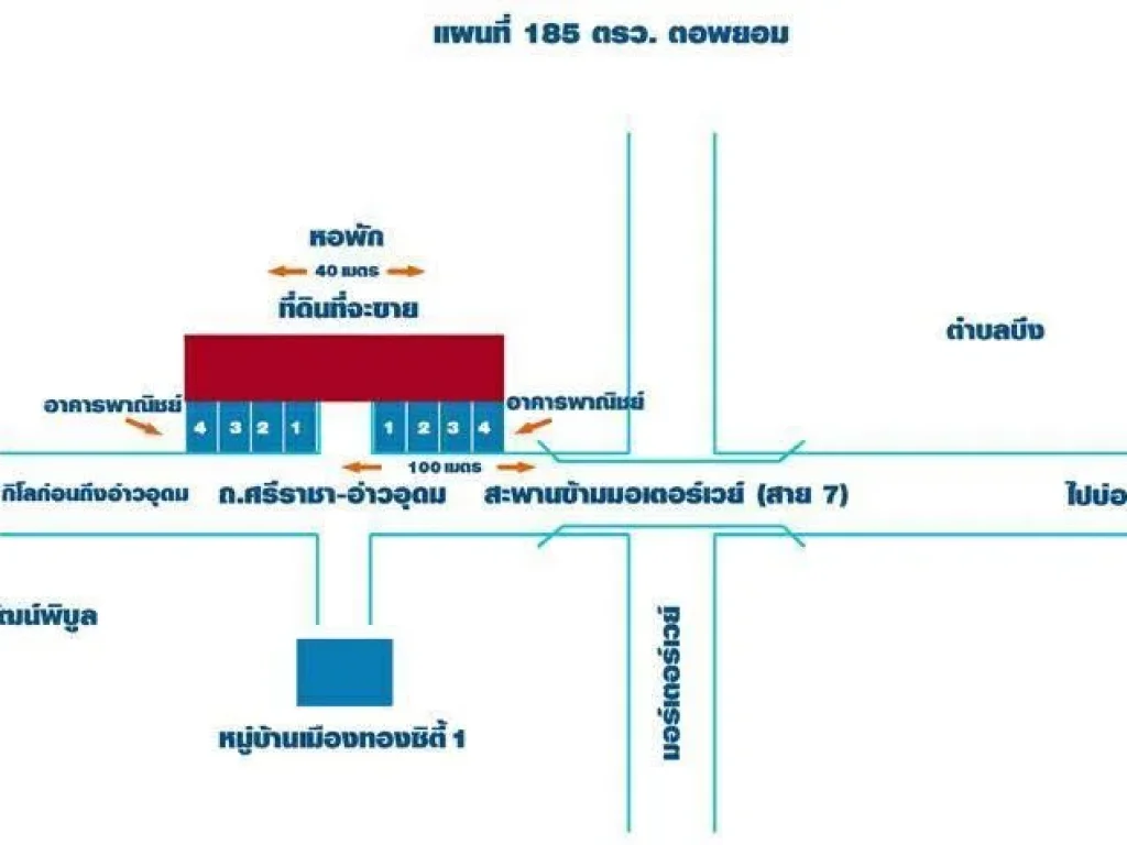 ที่ดิน 1858 ตารางวา ศรีราชาหลังเครือสหพัฒน์ ถูกมากๆ