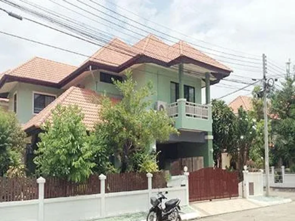 CHD0149 บ้านขาย สองชั้น 4 ห้องนอน 3 ห้องน้ำ ราคา 7 ล้านบาท 96 ตรว บ้านสวยในโครงการสุดหรู