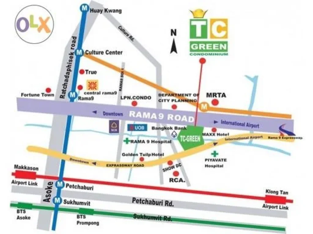 คอนโดขาย TC GREEN พระราม9 เหลือ 3 ยูนิตสุดท้าย