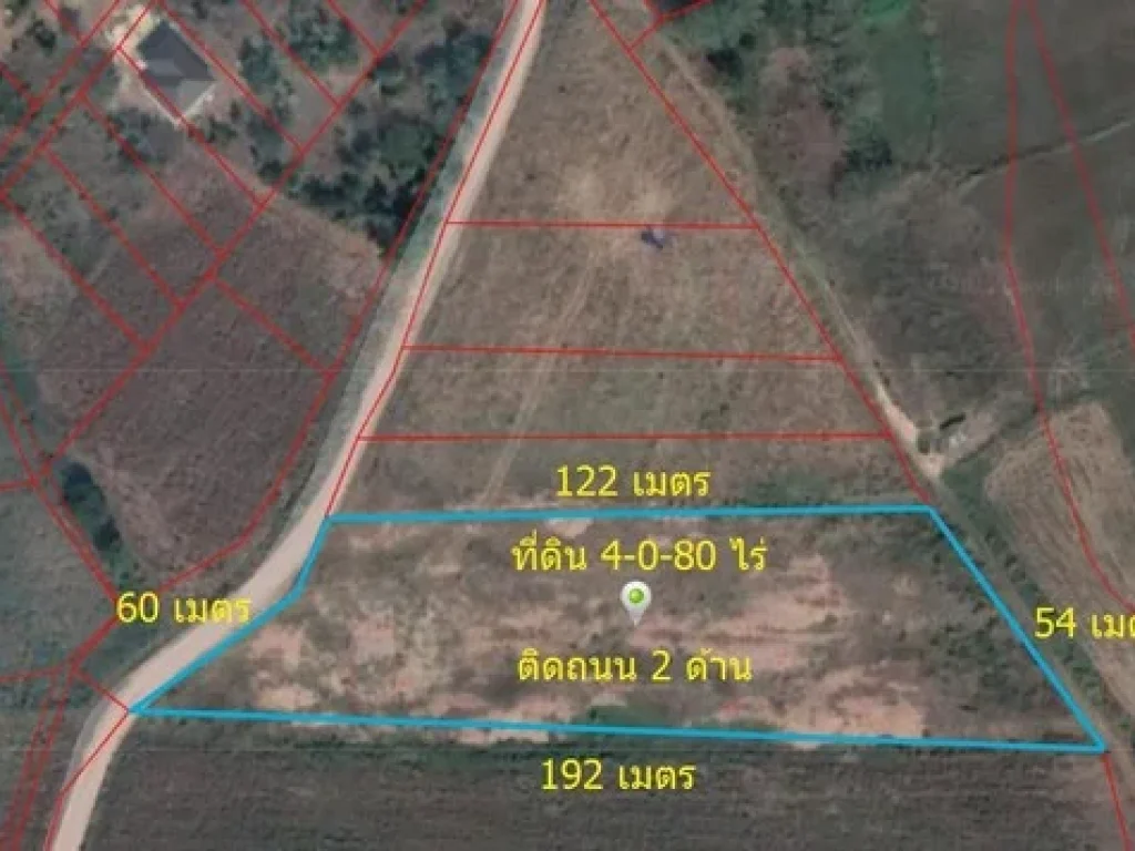 ขาย ที่ดิน 4-0-80 ไร่ ผังม่วง นากลาง สูงเนิน โคราช ใกล้วงแหวนรอบเมือง