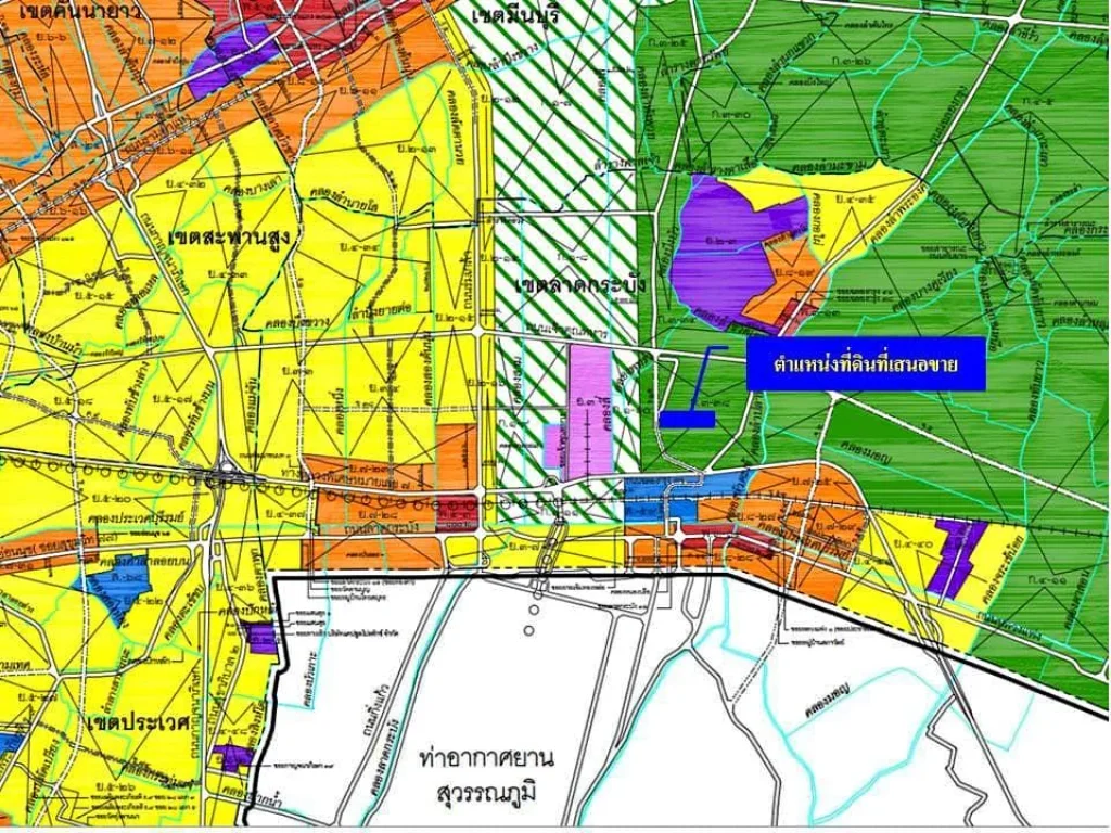 ขายที่ดิน 50ไร่ 3งาน 79ตรว ติดถนนคุ้มเกล้า ระหว่างซอยคุ้มเกล้า 49-51