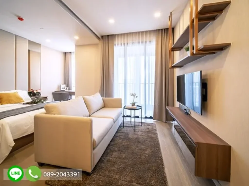 For RENT Ashton Asoke 1 ห้องนอน ห้องใหม่ วิวสวน พร้อมเข้าอยู่