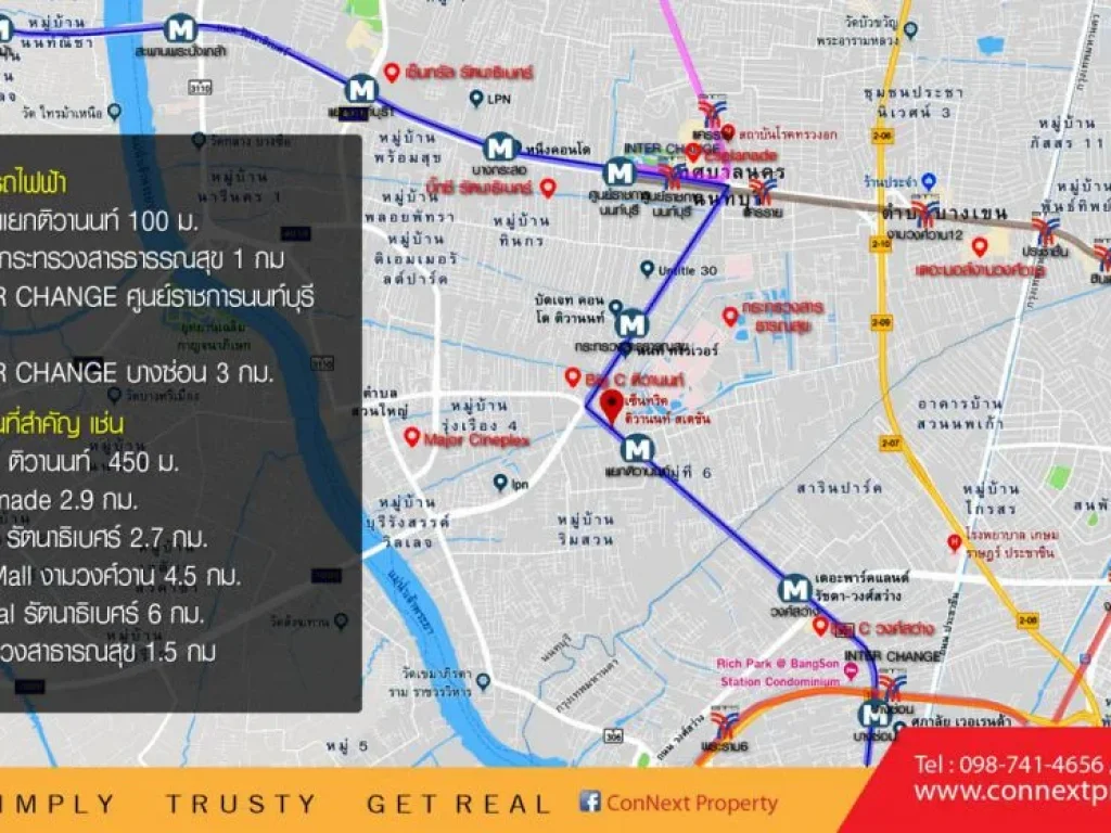 ขายห้องชุด ภายใน คอนโด เซนทริค ติวานนท์ ห้องขนาด 35 ตรม