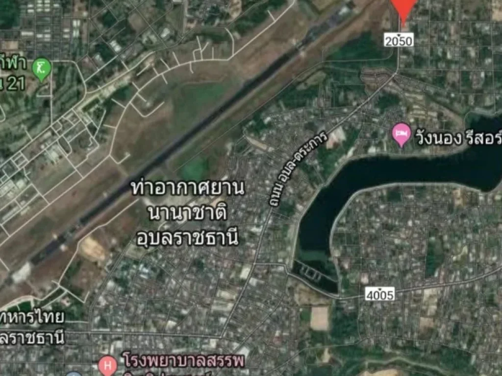 ขายที่ดินหัวสนามบินบ้านนิคม 2 ไร่ 111 ตรว ติดอุบล-ตระการ