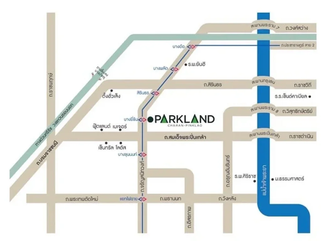 ขายดาว์นคอนโด PARKLAND CHARAN-PINKLAO ซอยจรัญสนิทวงศ์ 42 ราคาไม่บวกสักบาท