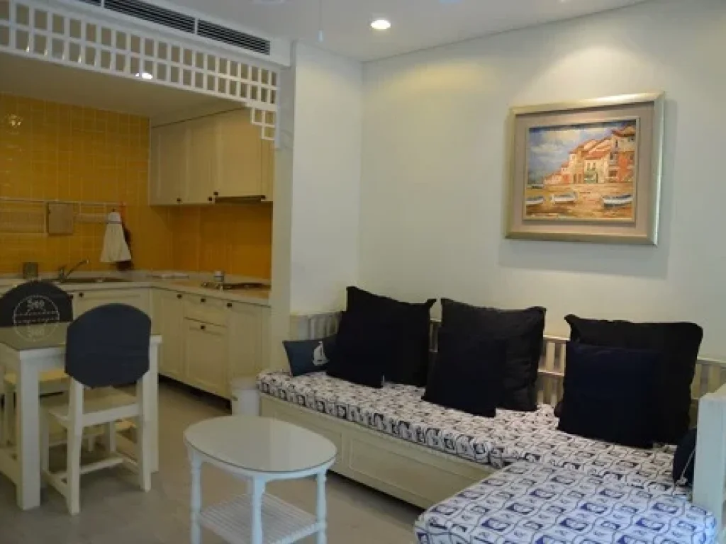 ให้เช่าคอนโด MYKONOS HOLIDAY APARTMENT ห้องสวยวิวริมสระว่ายน้ำ เฟอร์นิเจอร์ครบ