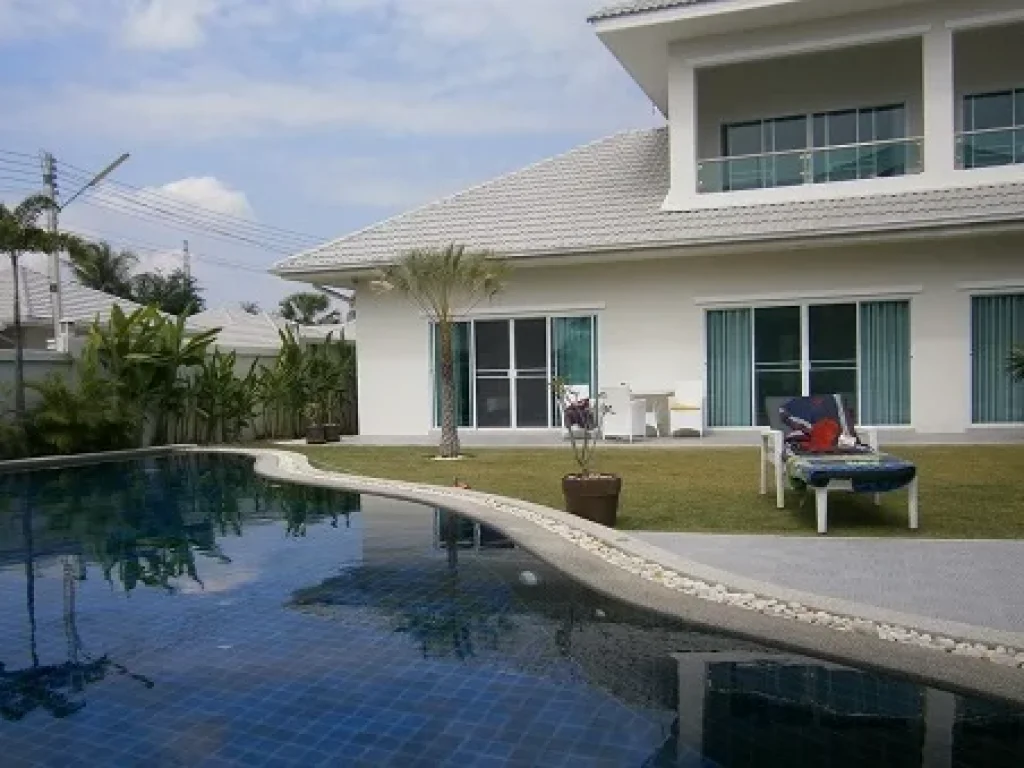 บ้านเช่าพร้อมอยู่ MODERN POOL VILLA 2 FLOORS บรรยากาศดี เงียบสงบ