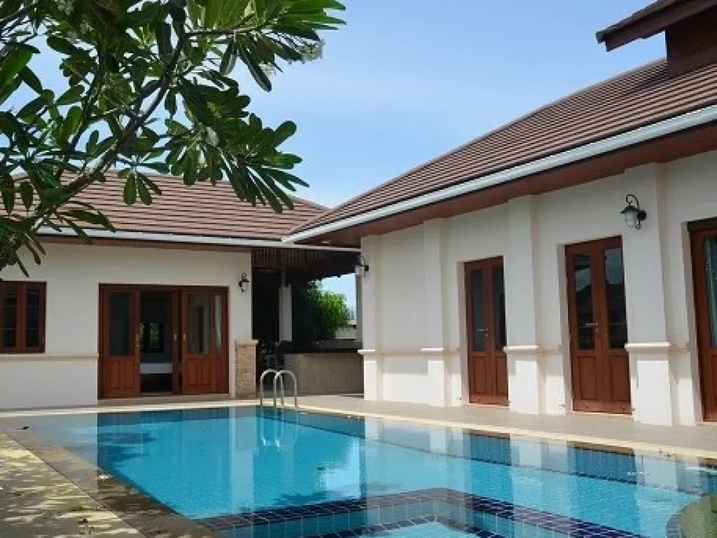 บ้านเช่าพร้อมอยู่ THAI-BALI STYLE VILLA ร่มรื่น เงียบสงบ