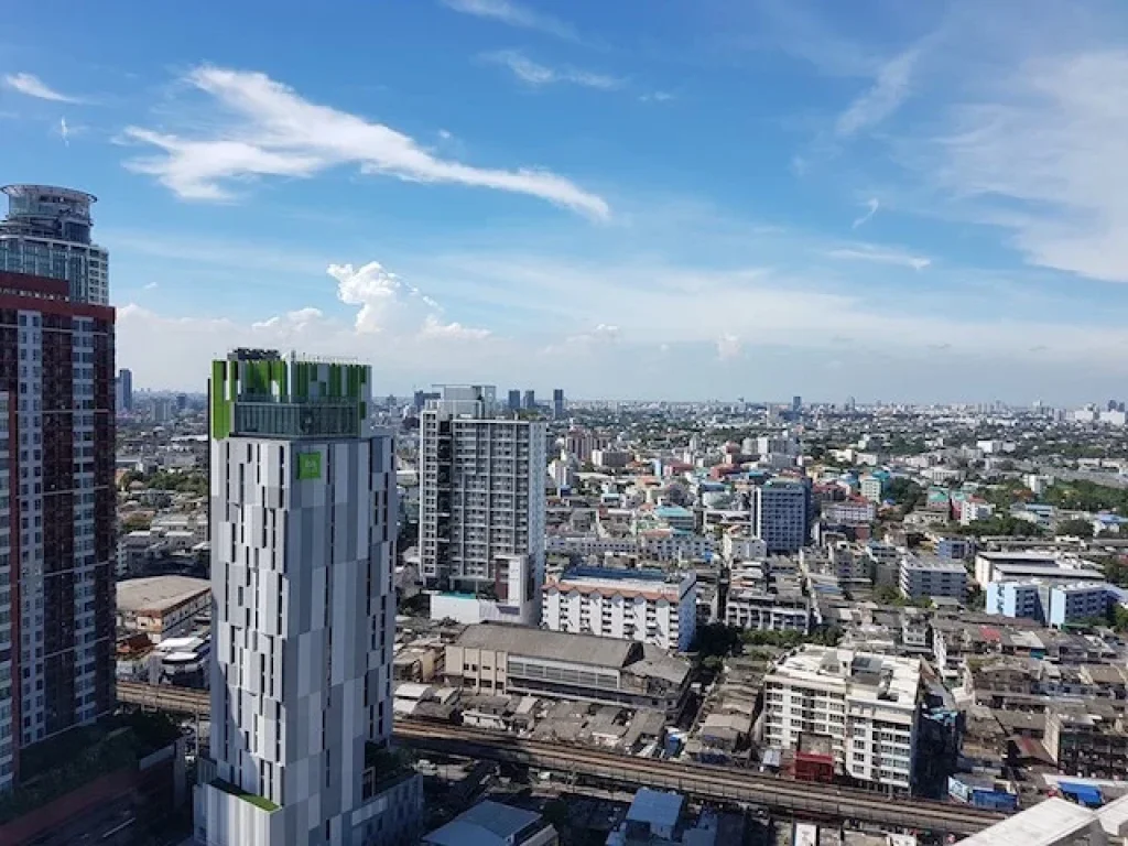 ห้องสวยให้เช่า 18000 Life Sukhumvit 48 ใกล้ BTS พระโขนง ชั้น 28 วิวสวย ห้องใหม่ สะอาด พร้อมเข้าอยู่