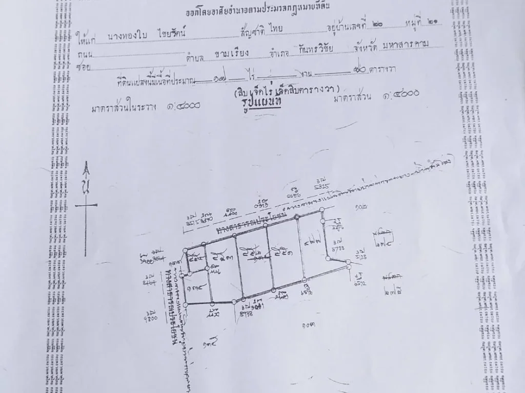 ขายที่ดินโฉนด จำนวน 2 แปลงติดกัน สามารถแยกซื้อแปลงเดียวได้