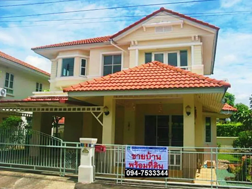 CSS0453 บ้านขาย ขายบ้านเดี่ยวสองชั้น 55 ตรว 3 ห้องนอน 3 ห้องน้ำ ใกล้ตลาดแม่โจ้