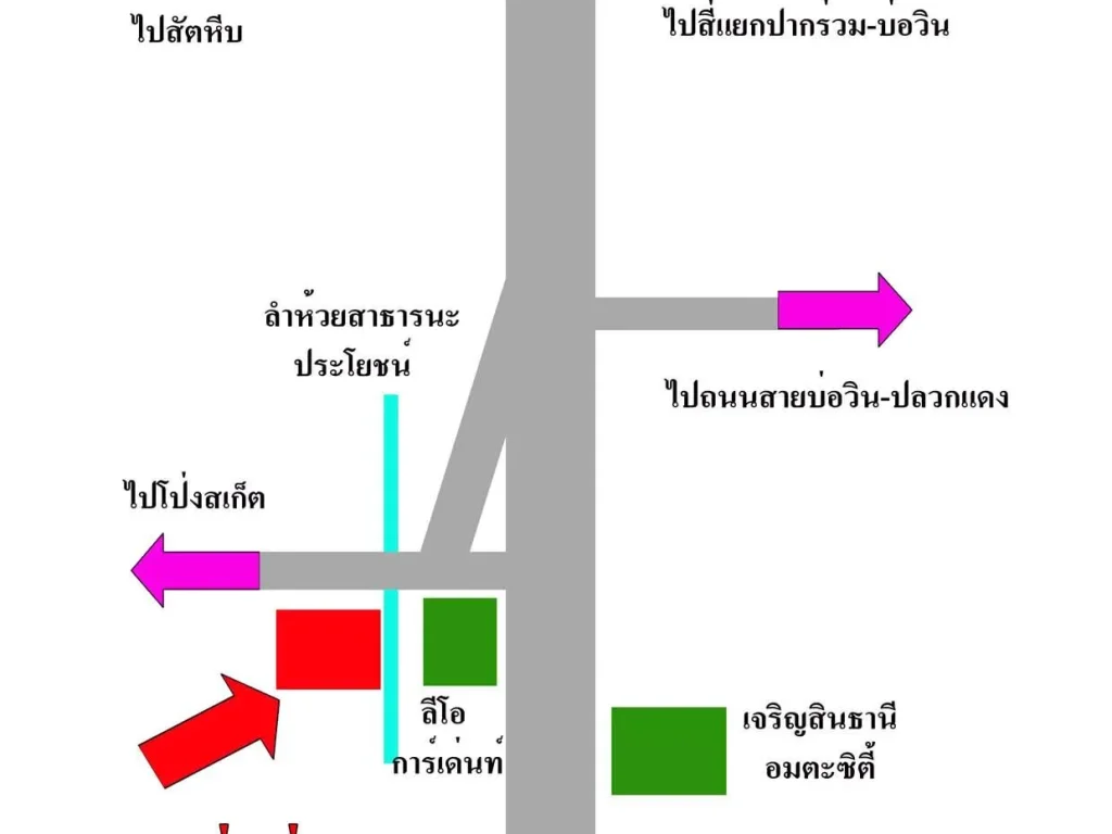 ที่ดินสวยมาก 27 ไร่ข้างลีโอการ์เด้นท์ในนิคมอมตะซิตี้ ตบ่อวิน อศรีราชา ชลบุรี