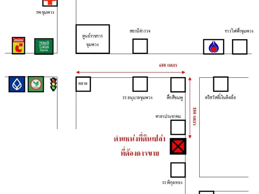 ขายที่ดินเปล่าใกล้ตลาดชุมพวงโคราช ซื้อ 1 แปลง แถมฟรี 1 แปลง เจ้าของขายเอง