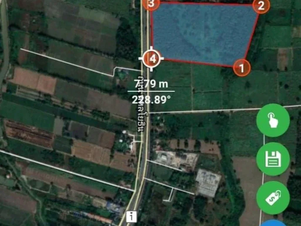 ที่ดินสวนสักติดถนนพหลโยธิน 52 ไร่ ห่างจากตัวเมืองกำแพงเพชร 8 km