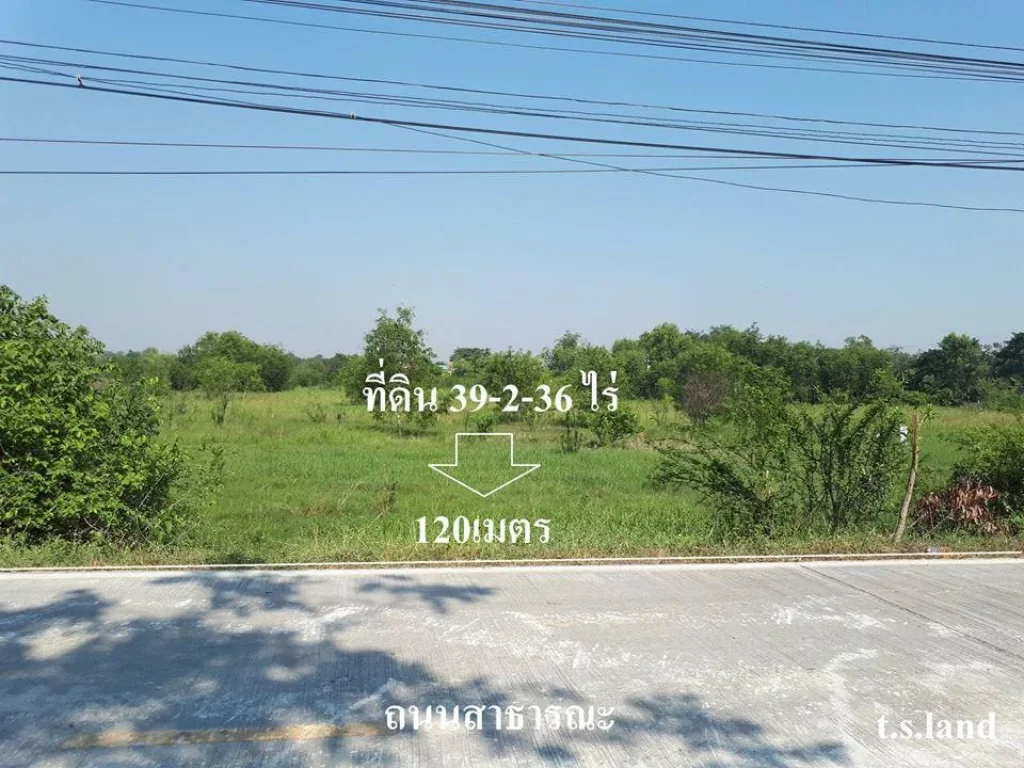 ขายที่ดิน ตเชียงรากน้อย อสามโคก จปทุมธานี