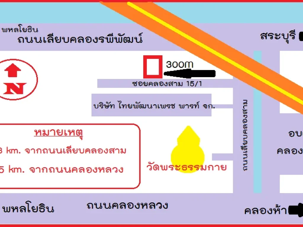 ขายที่ดิน 2 ไร่ แถมให้ 200 วา คลองสามซอย 151 ราคาแสนถูก