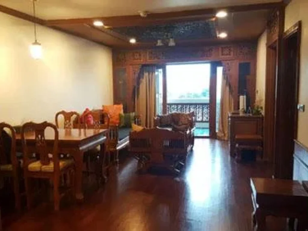 คอนโดสไตล์ไทย แบบ 2 ห้องนอน แถวทองหล่อ Classic Thai Style 2 Bedroom Condo Thonglor For Rent n Sale