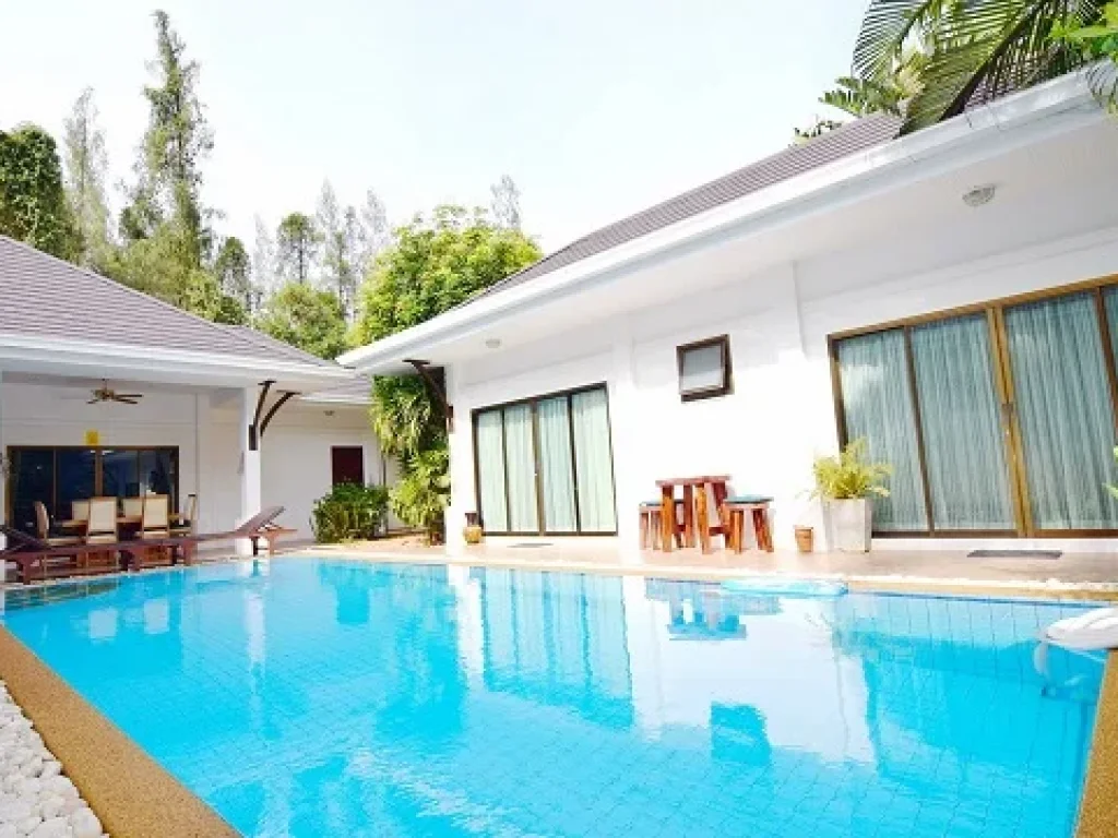 บ้านขายและให้เช่า พร้อมอยู่ THE HEIGHT 2 POOL VILLA บรรยากาศดี