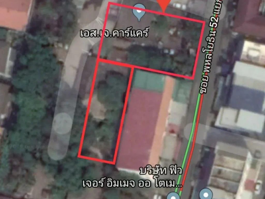 ที่ดินเปล่า ซ พหลโยธิน 52 แยก 48 เนื้อที่ดิน 1311 ตรว