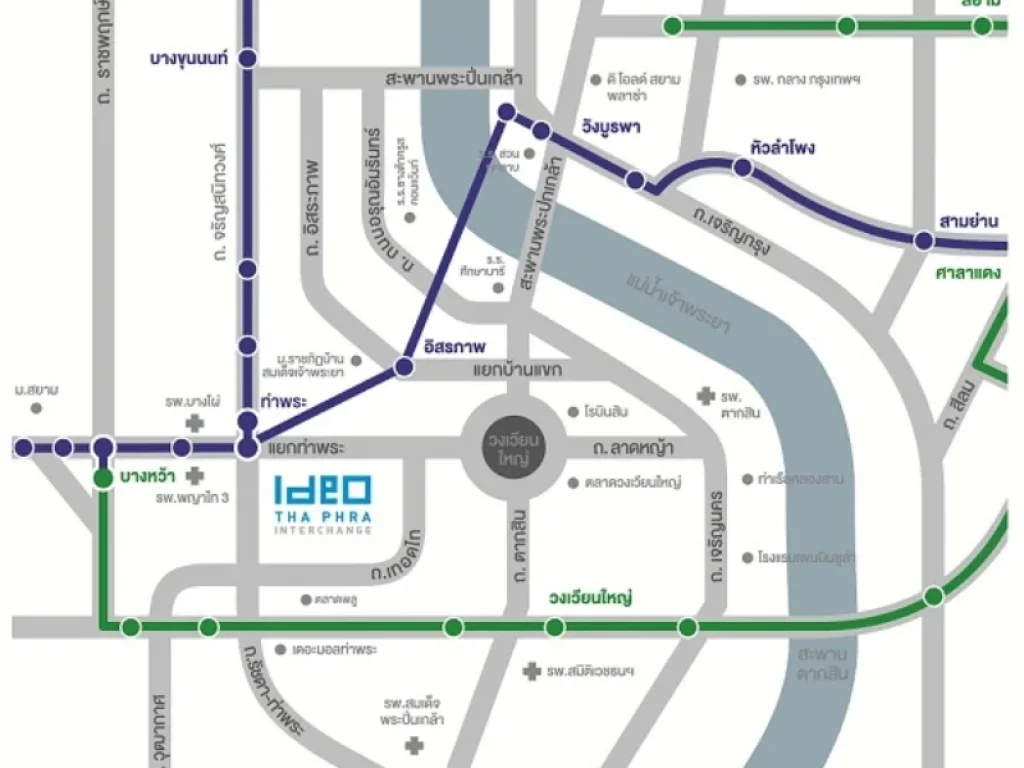 คอนโด ไอดีโอ ท่าพระ อินเตอร์เชนจ์ Ideo Tha Phra Interchange ให้เช่า 28 ตรม ใกล้ BTS ท่าพระ