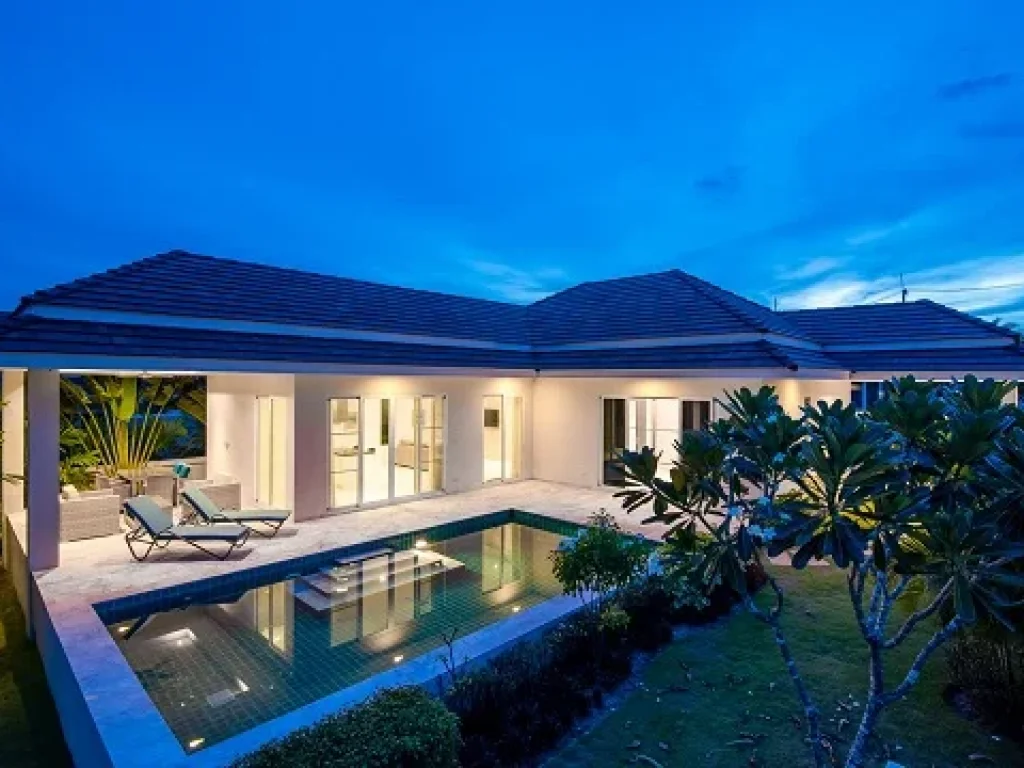 ขายบ้านเดี่ยวหัวหิน POOL VILLA A พร้อมสระว่ายน้ำ บ้านสวย