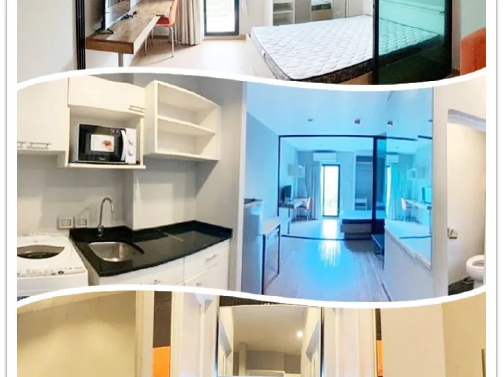 ให้เช่า มีเครื่องซักผ้า Dream boxx condo ซเอแบค บางนา แต่งเรียบหรู