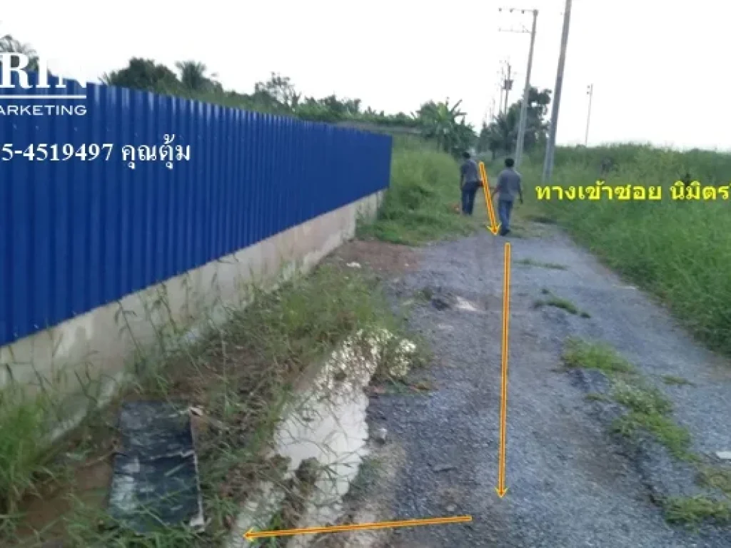 ขายที่ดิน 265 ตรว ซอย นิมิตรใหม่ 48 ถนิมิตรใหม่ เขตคลองสามวาตะวันออก กรุงเทพ ติดต่อ คุณตุ้ม 095 4519497