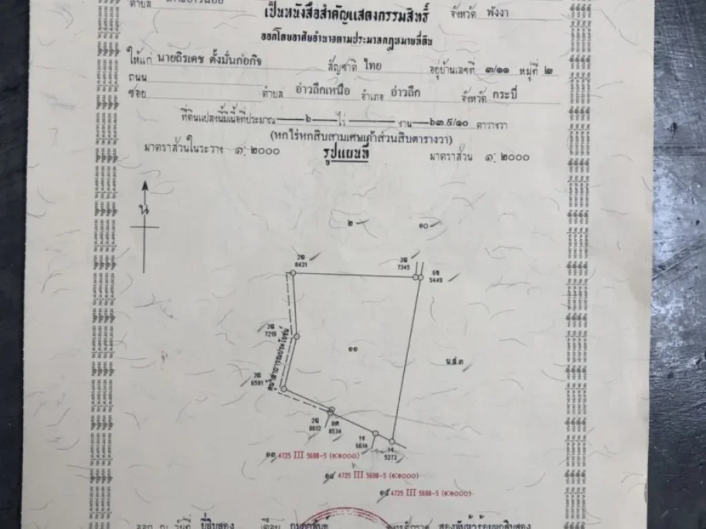 ขายที่ดิน เจ้าของที่ดินขายเอง ราคา 28ล้านบาทไร่ ฝั่งบ้านอันเป้า-บ้านน้ำจืด ที่ดินติดถนนบนเกาะและเป็น Sea View